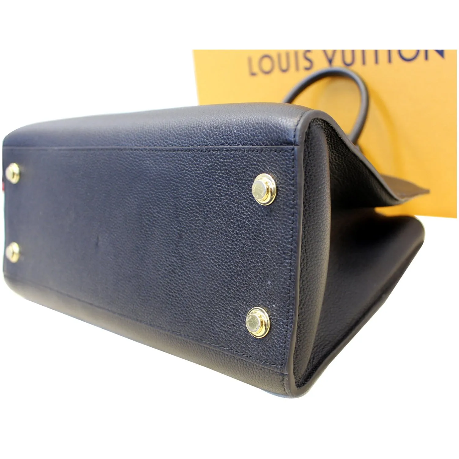 LOUIS VUITTON City Steamer MM Noir Black Leather Shoulder Bag