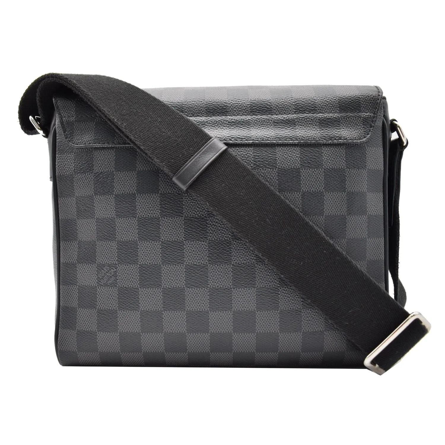 LOUIS VUITTON District PM Damier Graphite Messenger Bag Black
