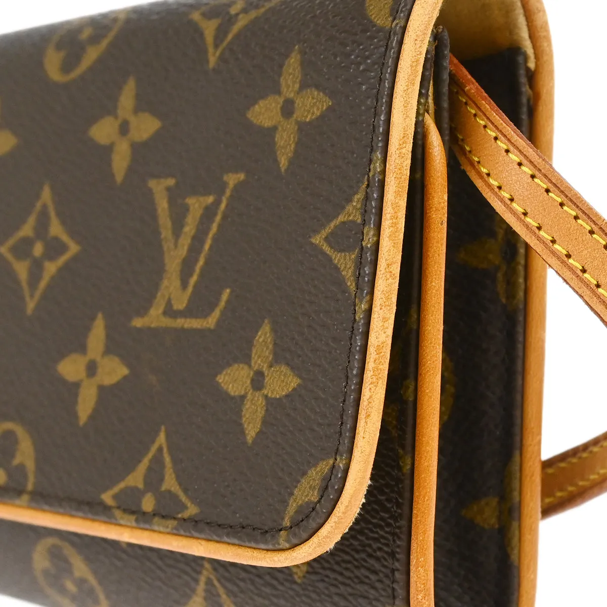 Louis Vuitton Monogram Pochette Twin GM Crossbody Bag M51852 FL0031 XX28451