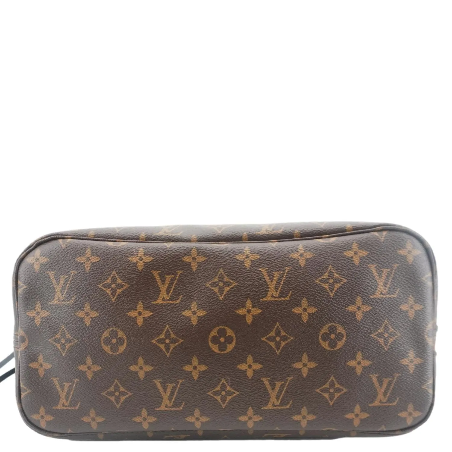 LOUIS VUITTON Neverfull MM World Tour Monogram Canvas Tote Shoulder Bag Brown