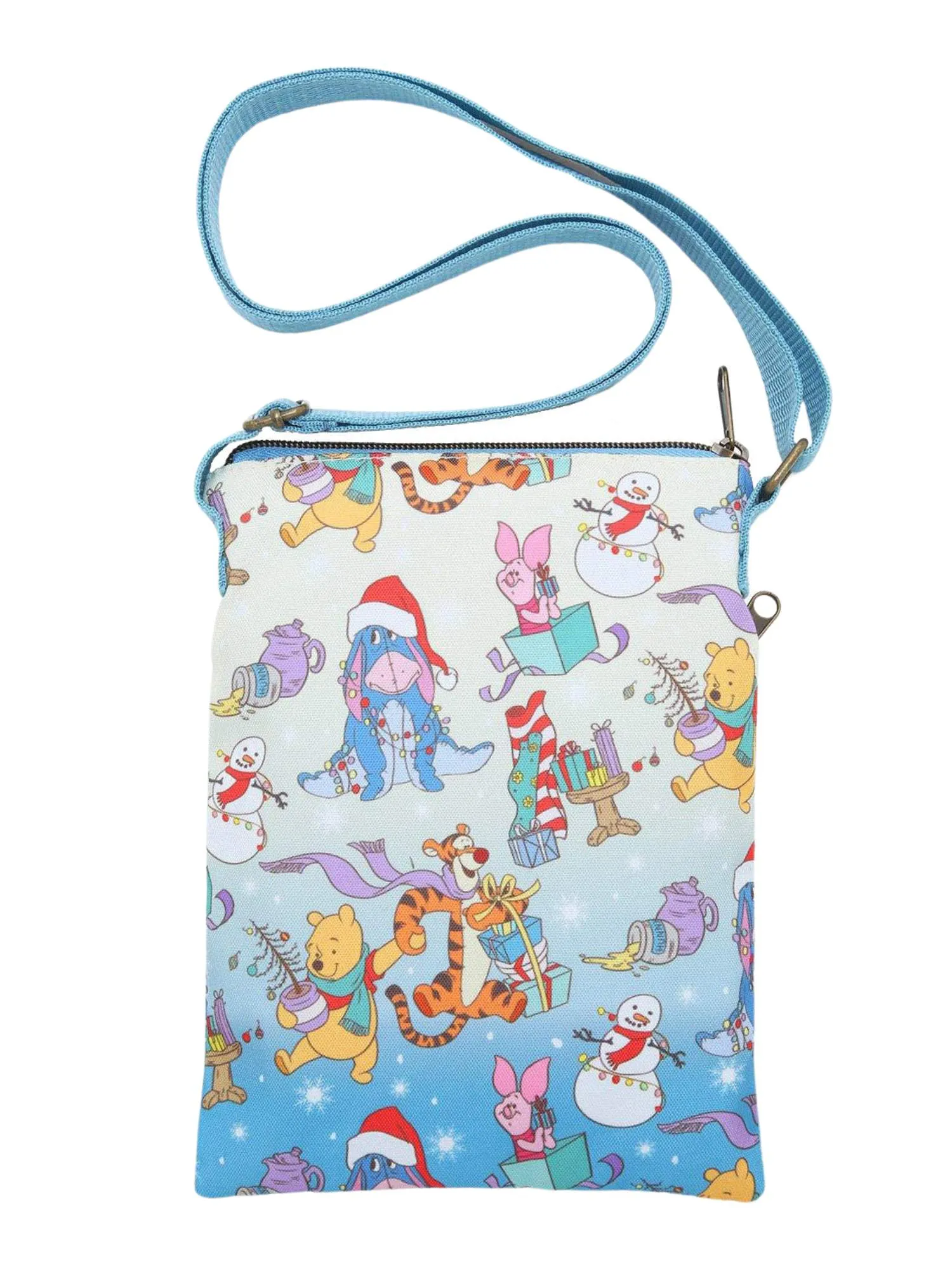 Loungefly x Disney Winnie The Pooh Friends Holiday Passport Crossbody Bag