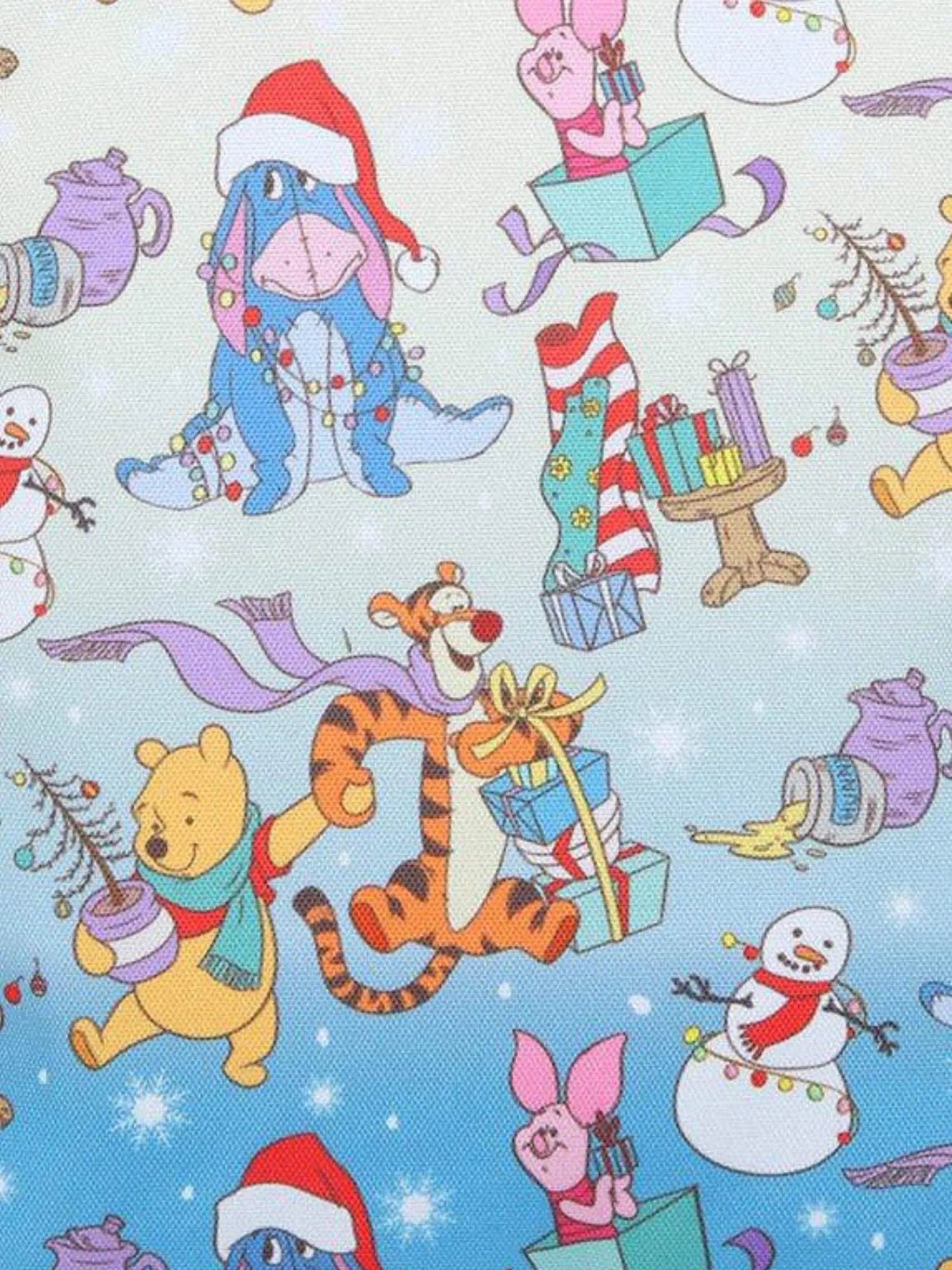 Loungefly x Disney Winnie The Pooh Friends Holiday Passport Crossbody Bag