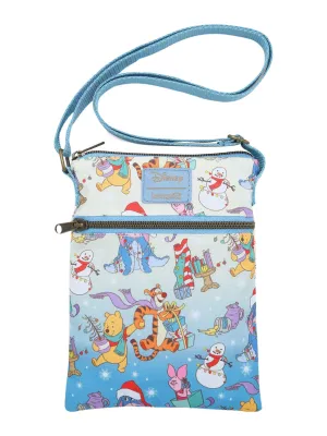 Loungefly x Disney Winnie The Pooh Friends Holiday Passport Crossbody Bag