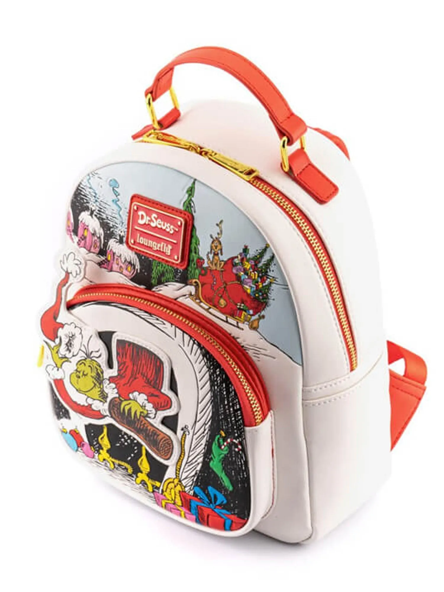 Loungefly x Dr. Seuss The Grinch Chimney Mini Backpack Christmas