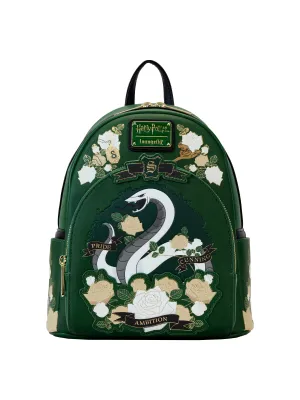 Loungefly x Harry Potter Slytherin Tattoo Mini Backpack Handbag