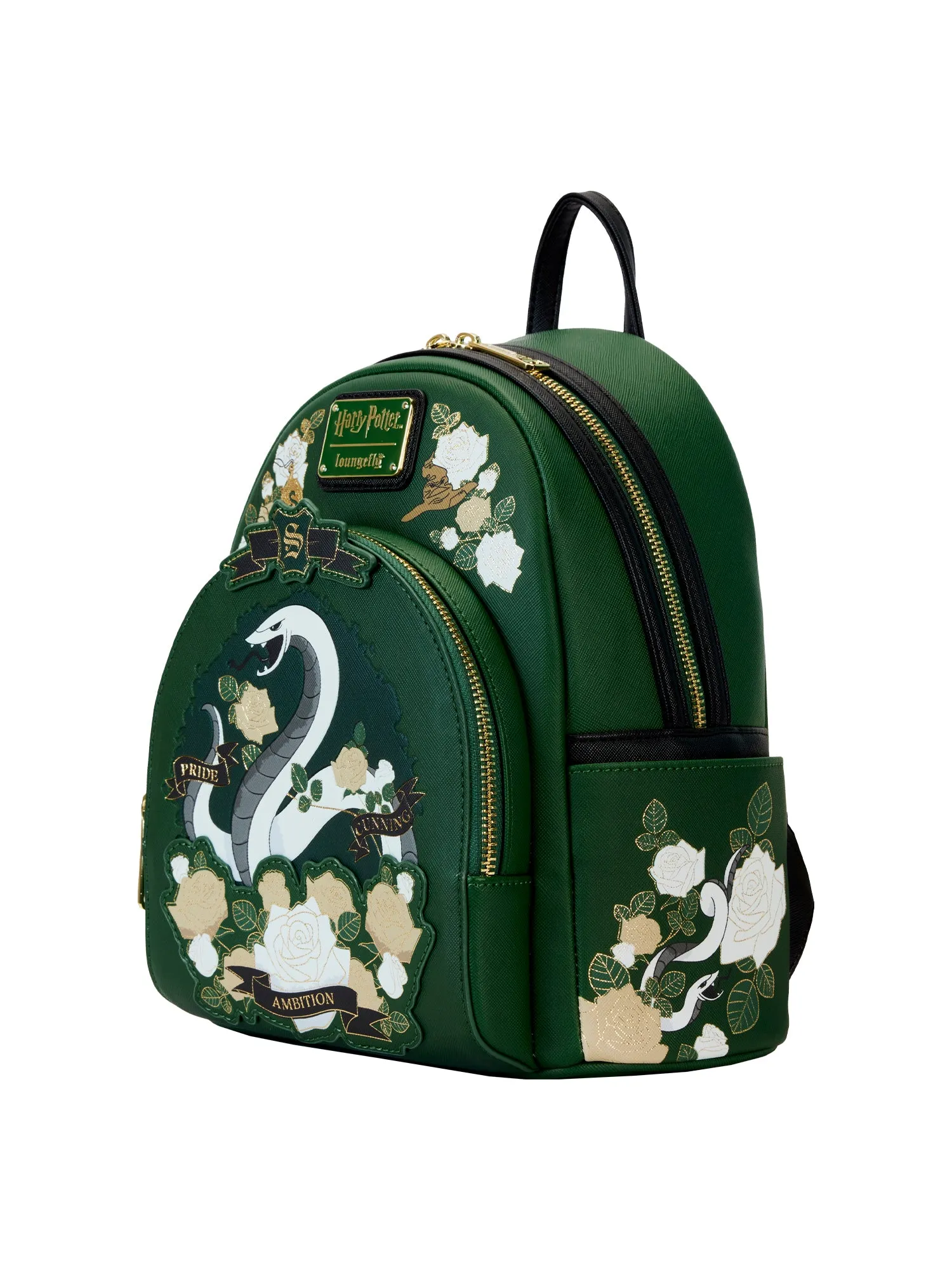 Loungefly x Harry Potter Slytherin Tattoo Mini Backpack Handbag
