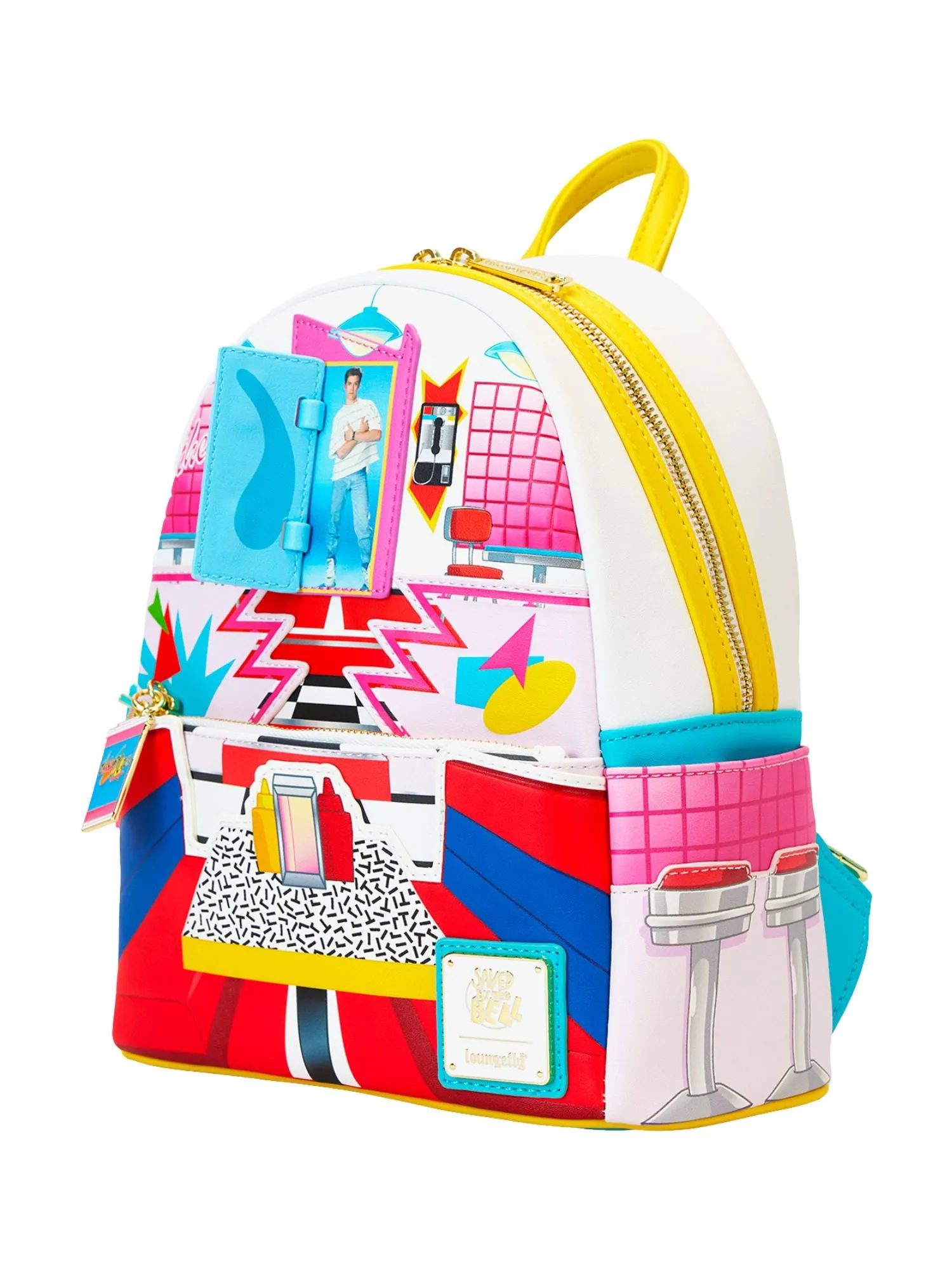 Loungefly x Saved By The Bell The Max Mini Backpack 90s Retro