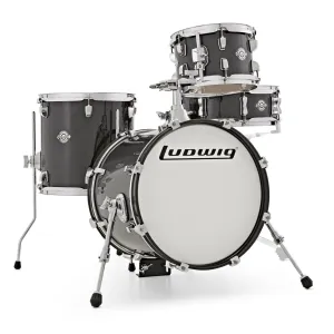 Ludwig Breakbeats 4-Piece Shell Pack – Black Sparkle