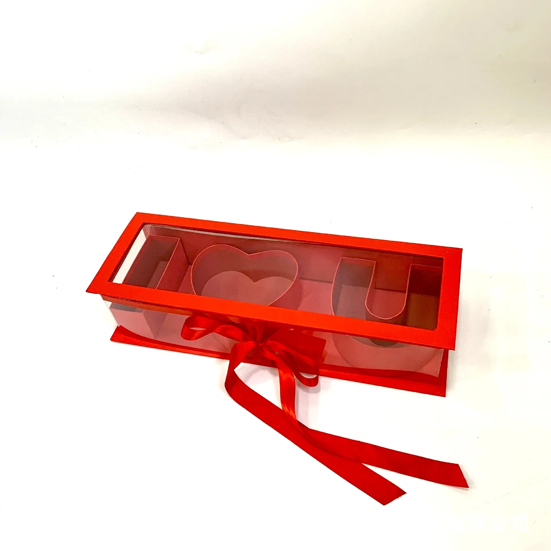 Luxury I love U Box with clear cover