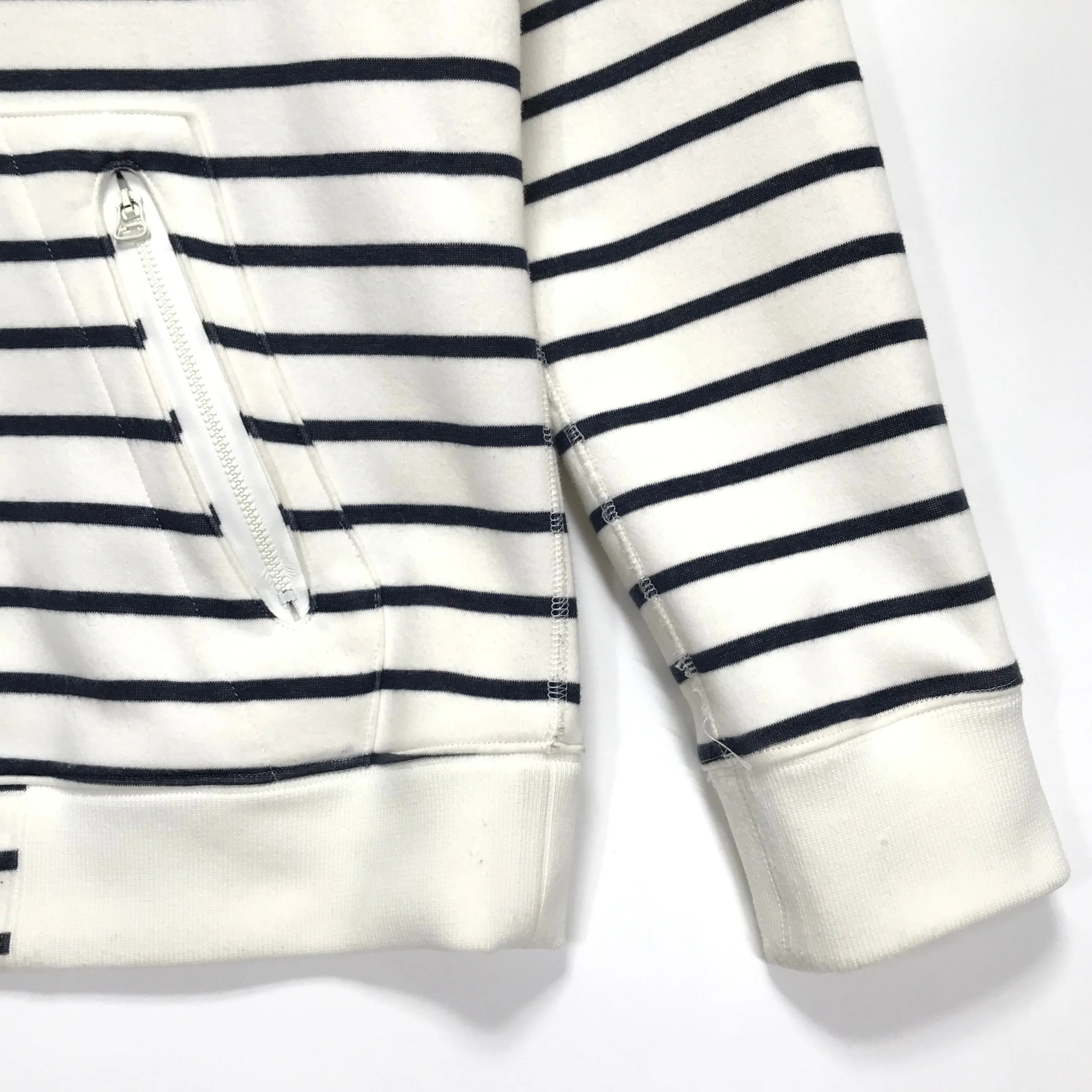 [M] Visvim Gore Windstopper Striped Hoodie
