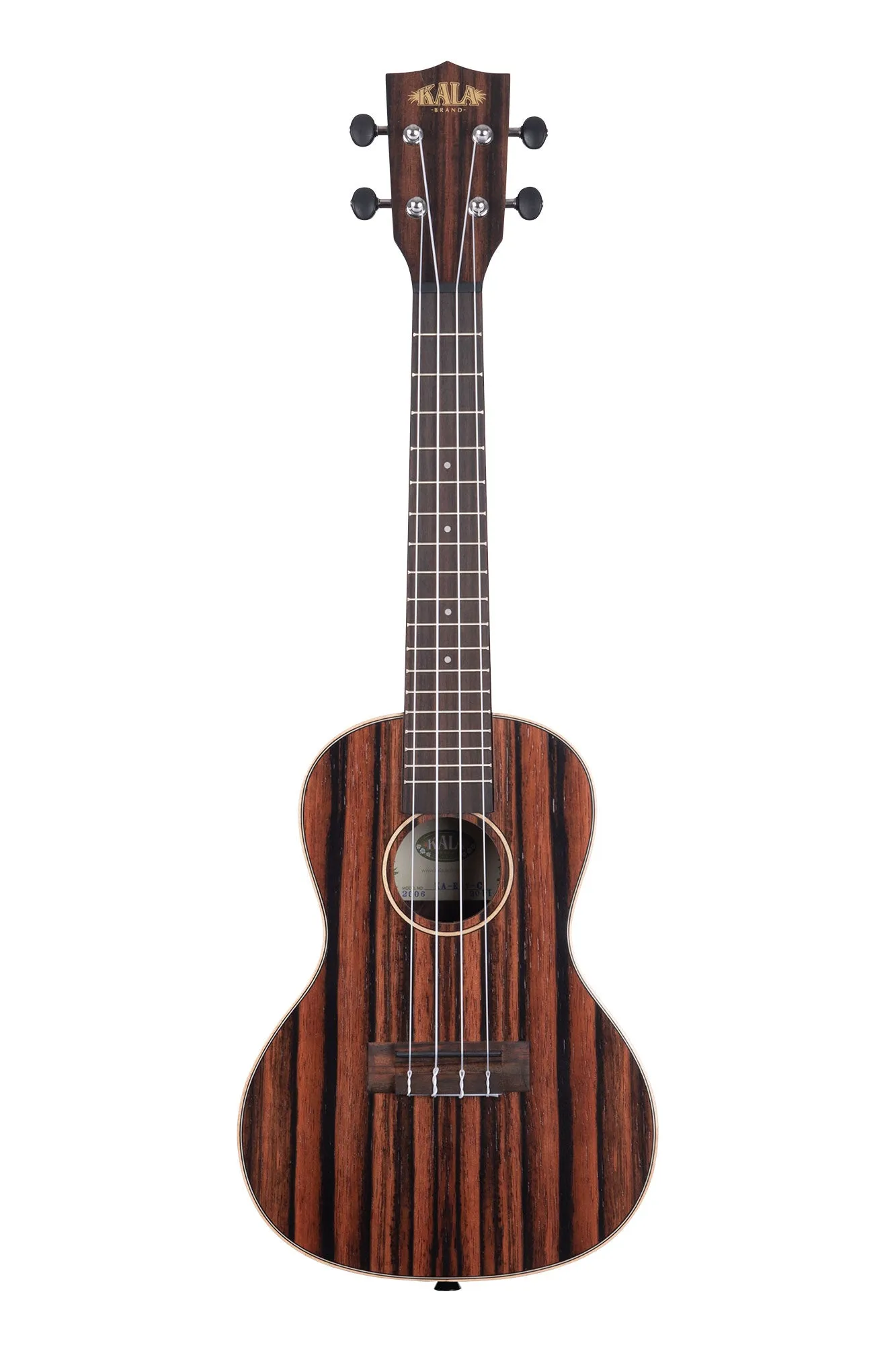 MA - Striped Ebony Concert Ukulele