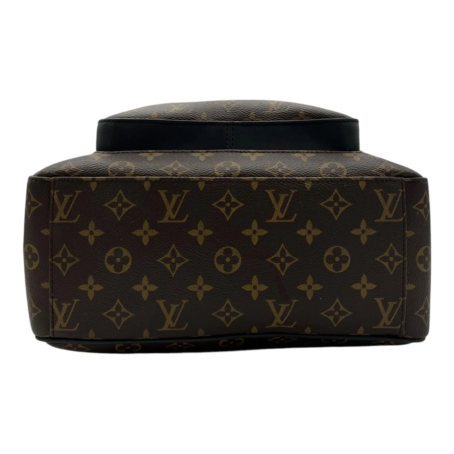Macassar Backpack Brown in Monogram Coated Canvas, Silver hardware