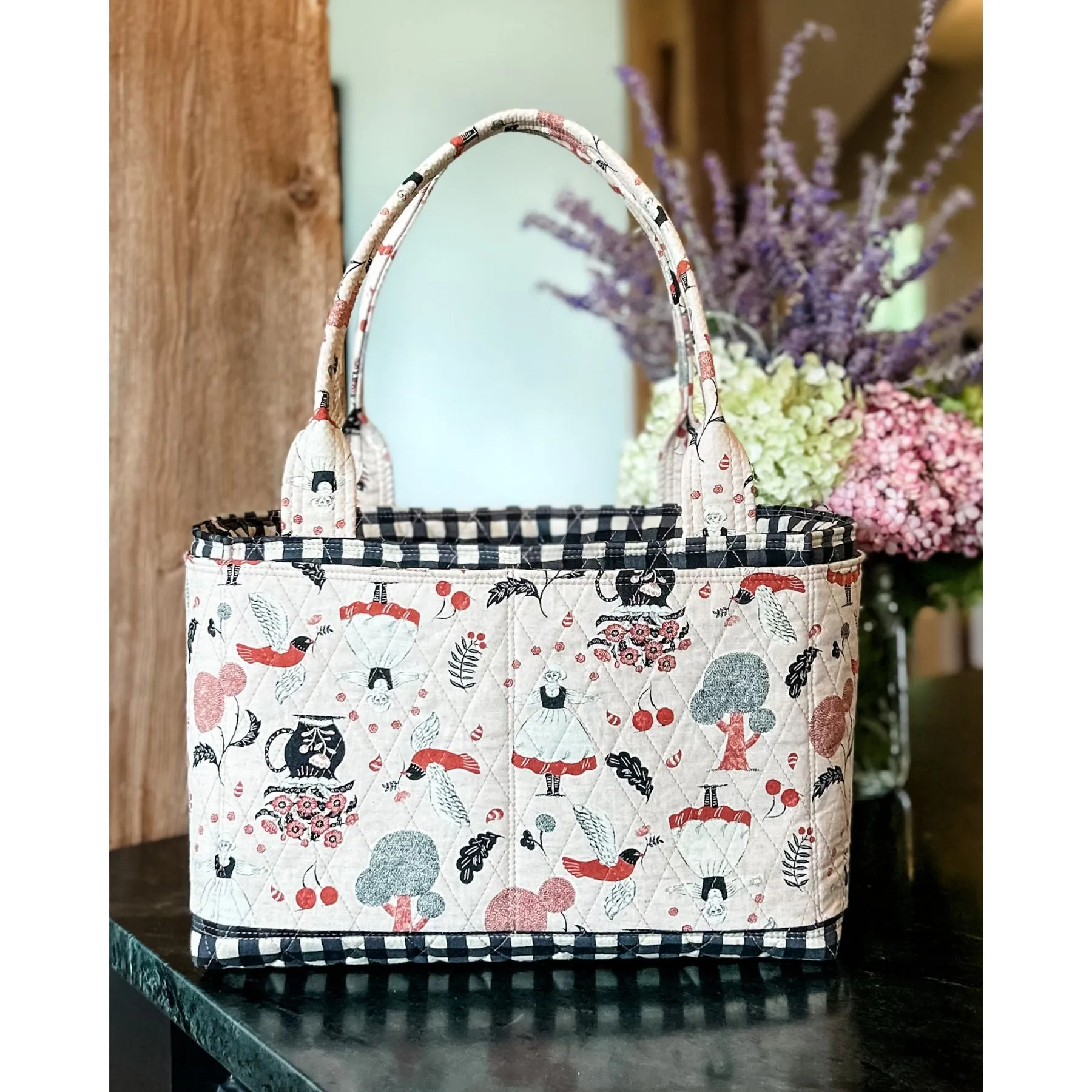 Maggie Poppins Tote Bag Pattern - PDF