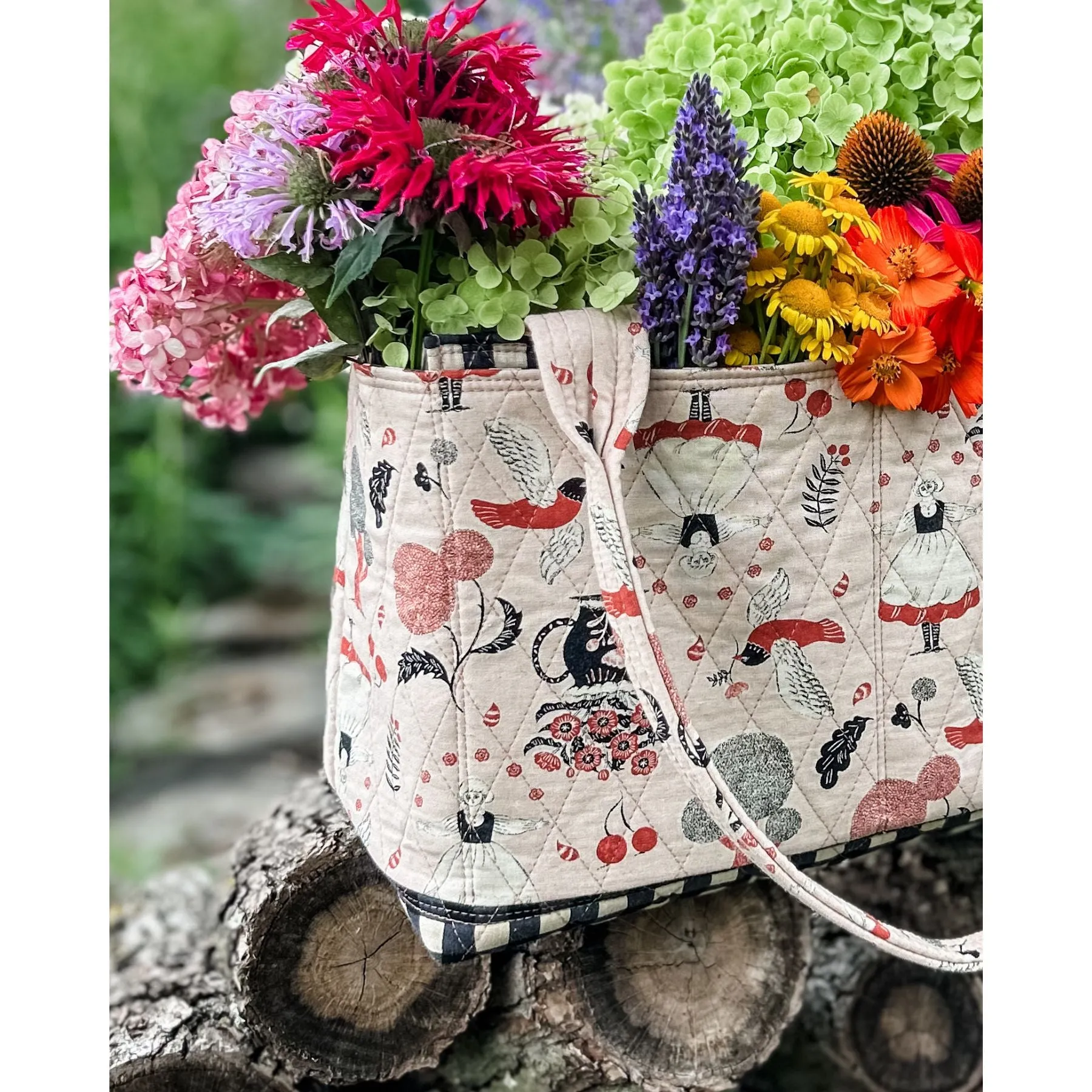 Maggie Poppins Tote Bag Pattern - PDF