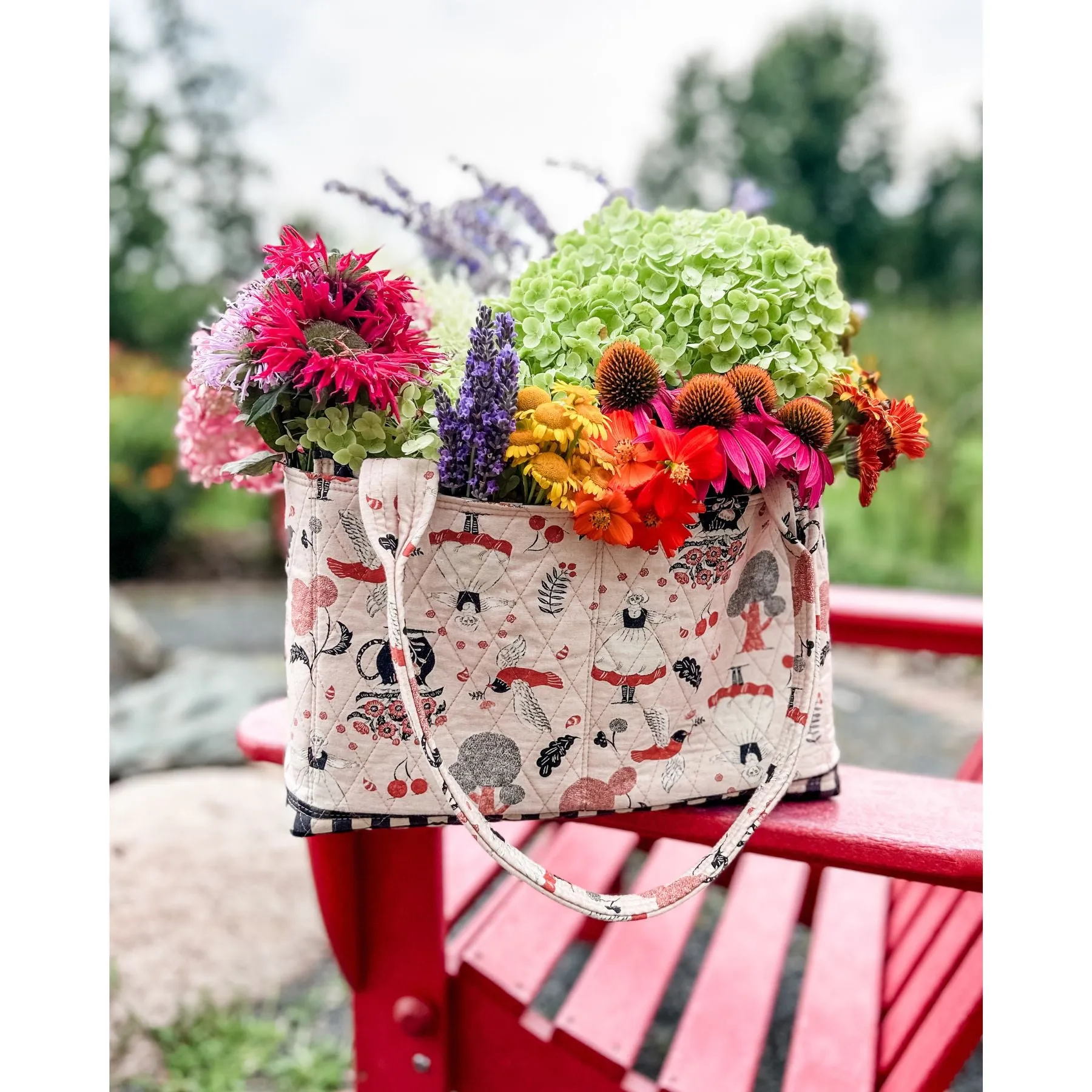 Maggie Poppins Tote Bag Pattern - PDF
