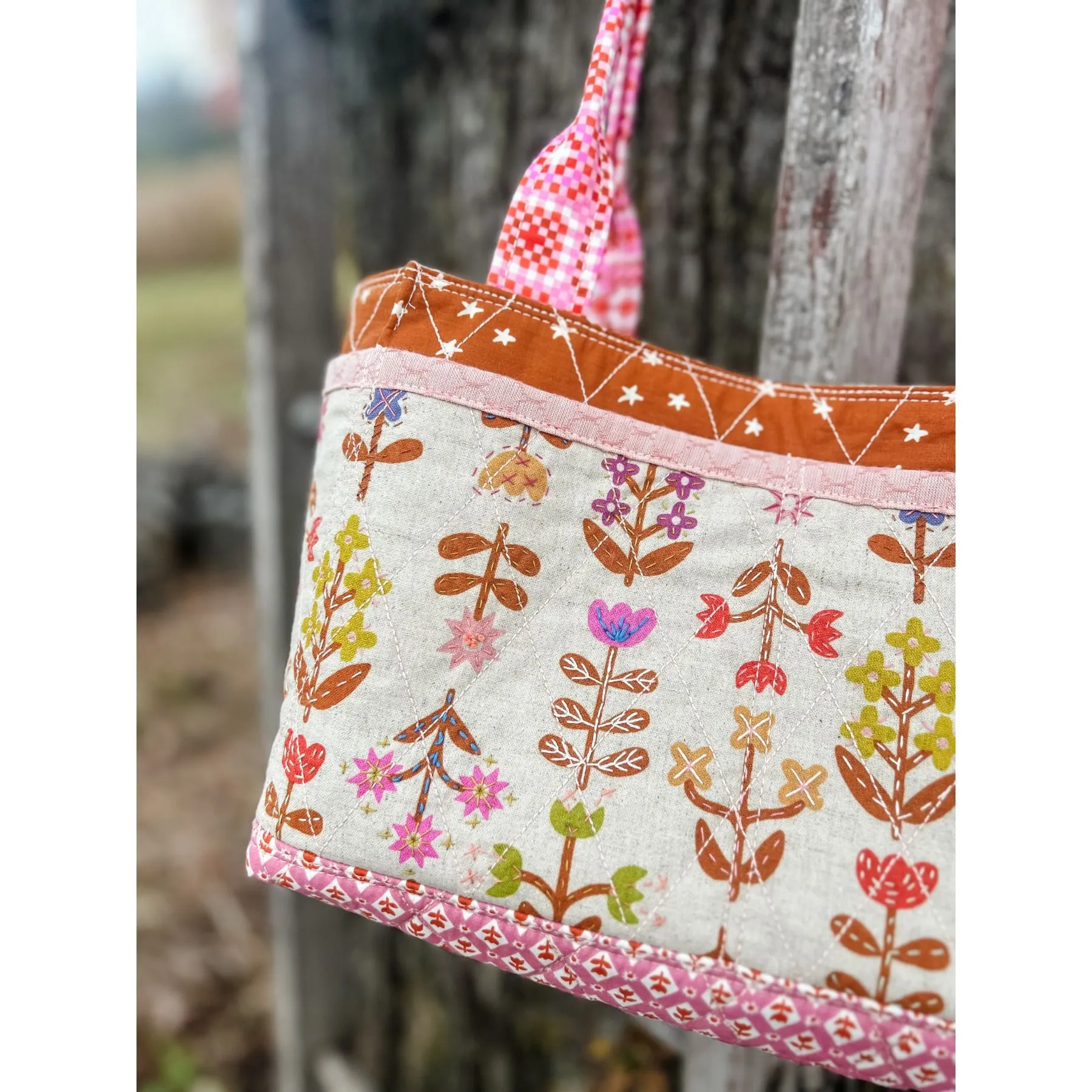 Maggie Poppins Tote Bag Pattern - PDF