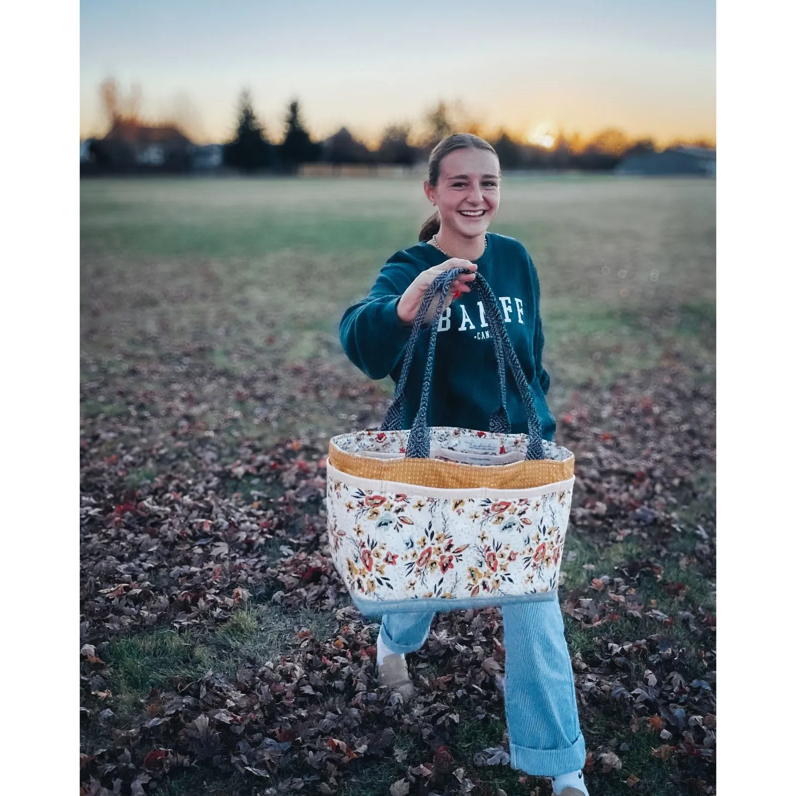 Maggie Poppins Tote Bag Pattern - PDF