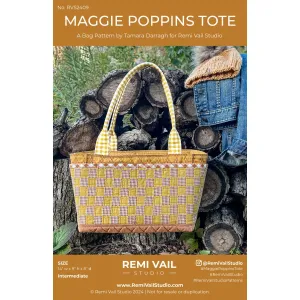 Maggie Poppins Tote Bag Pattern - PDF