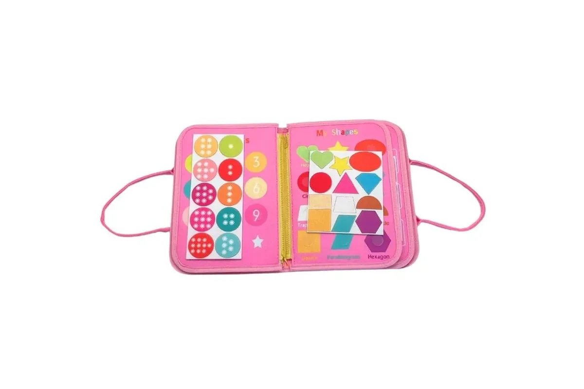 MAGIC SENSORY BUSY BOARD PINK