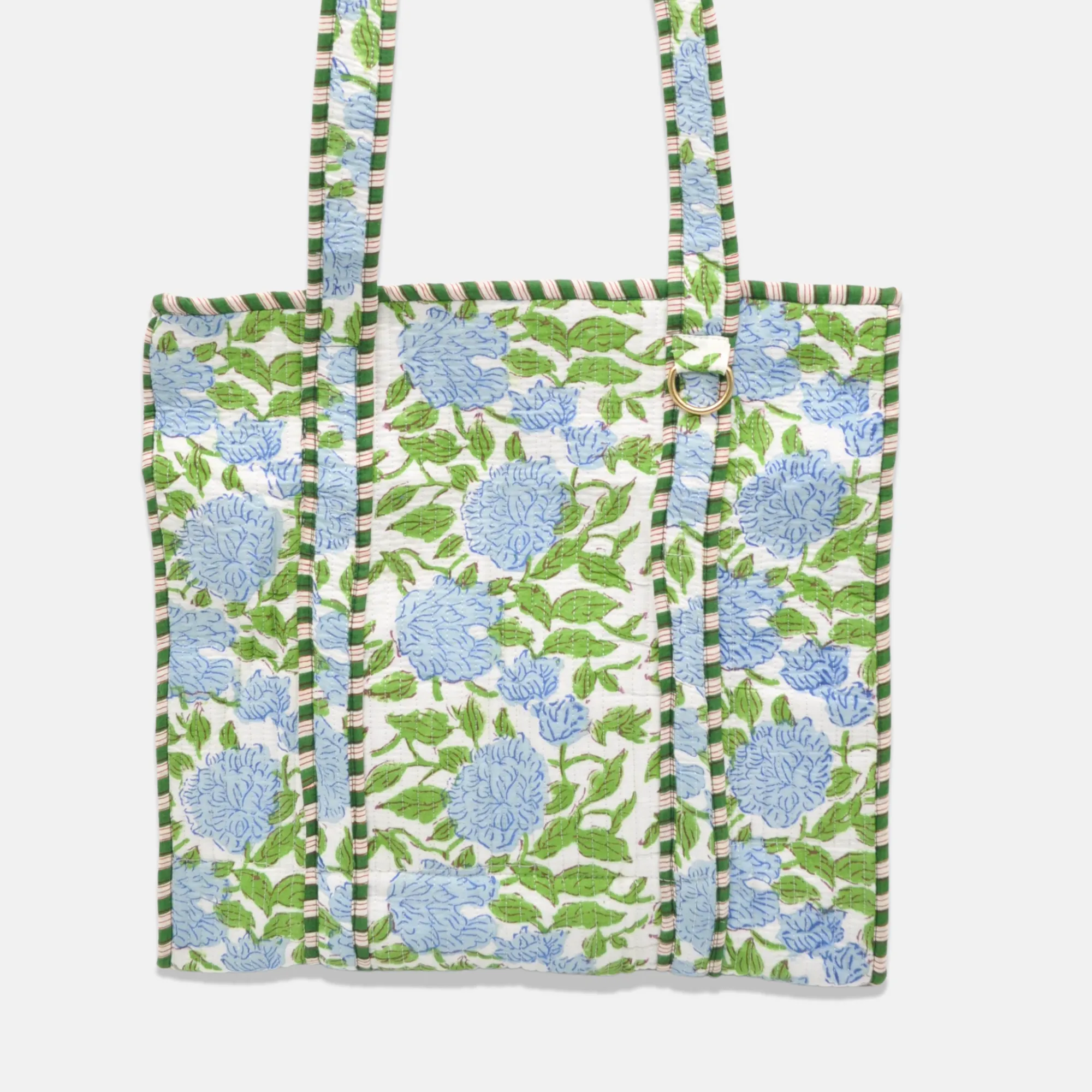 Mahjong Floral Tote w/ Mahj Tag