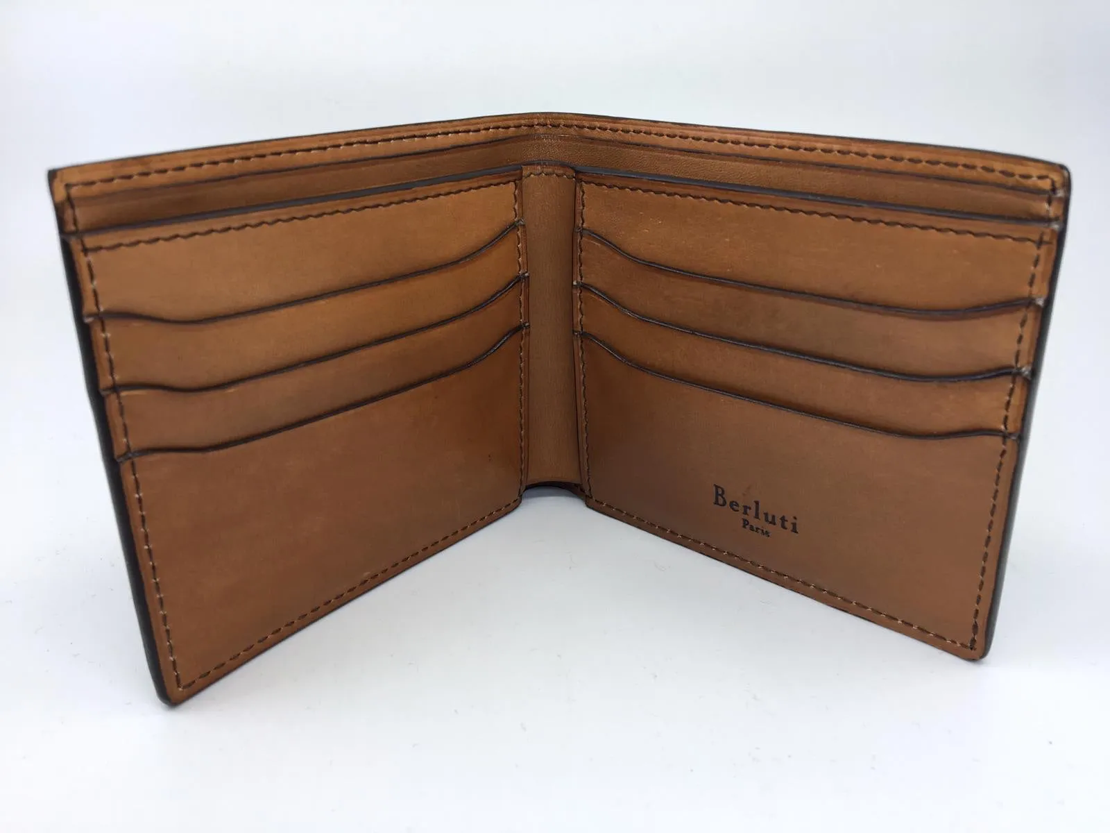 Makore Leather Compact Wallet
