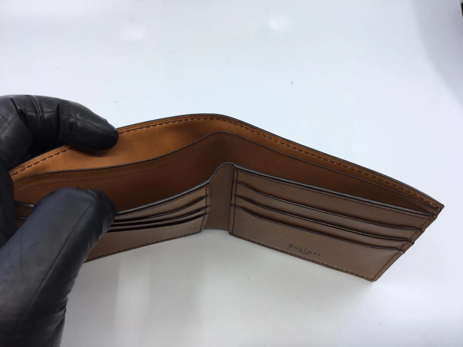 Makore Leather Compact Wallet