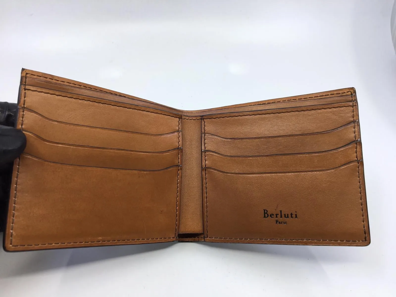 Makore Leather Compact Wallet