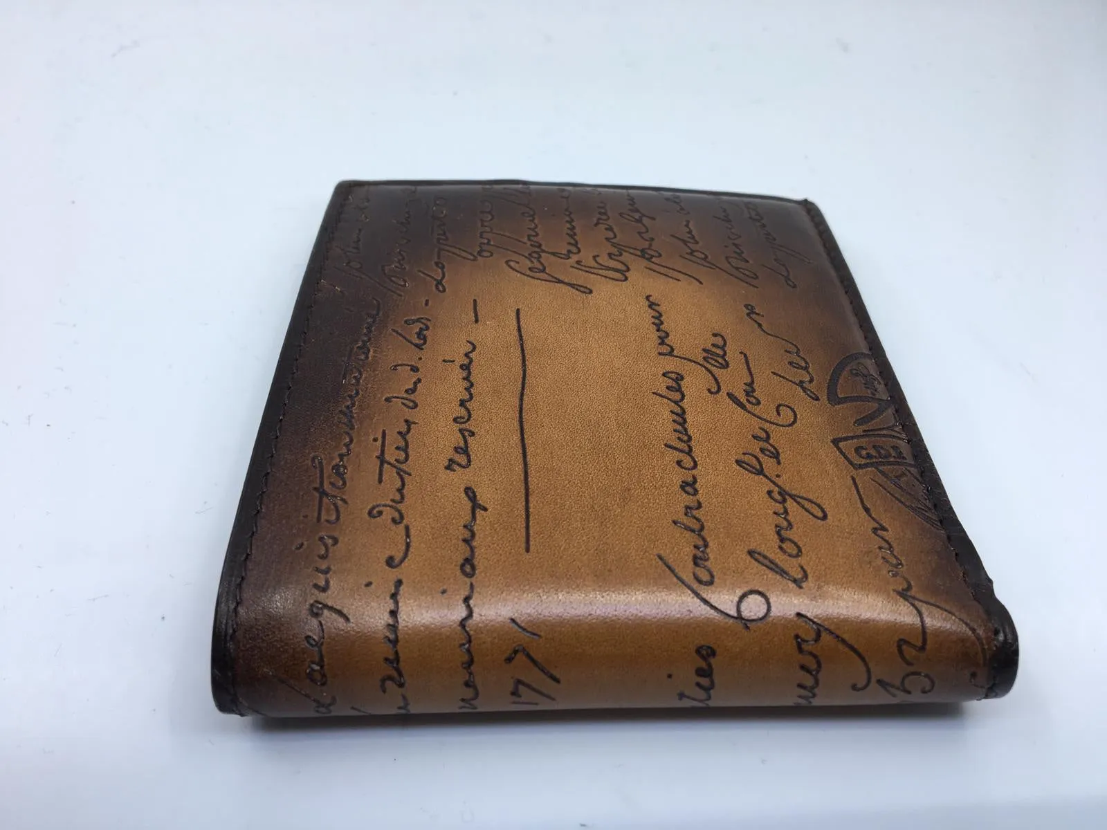 Makore Leather Compact Wallet