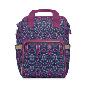 Mandala Diaper Backpack - Artistic & Multifunctional Baby Bag with Mandala Patterns, Ideal for Stylish Parents