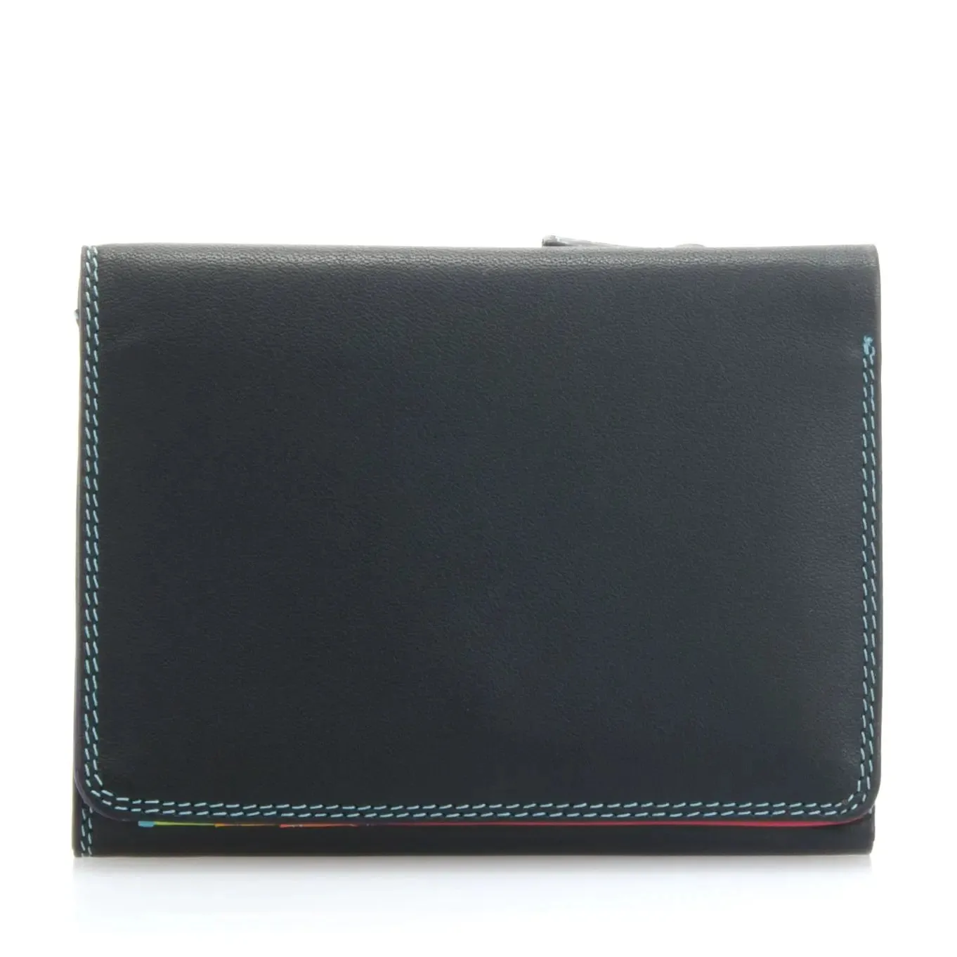 Medium Tri Fold Wallet in Black/Pace