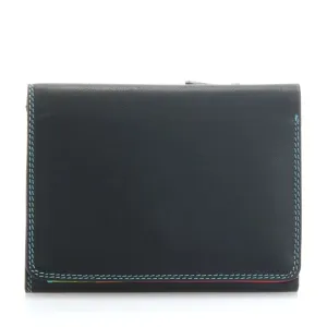 Medium Tri Fold Wallet in Black/Pace
