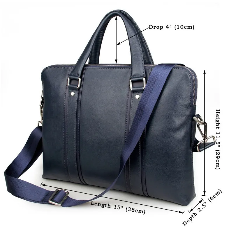 Mens Leather Laptop Messenger Bag Men Leather Bags Side Bags For Mens 7325