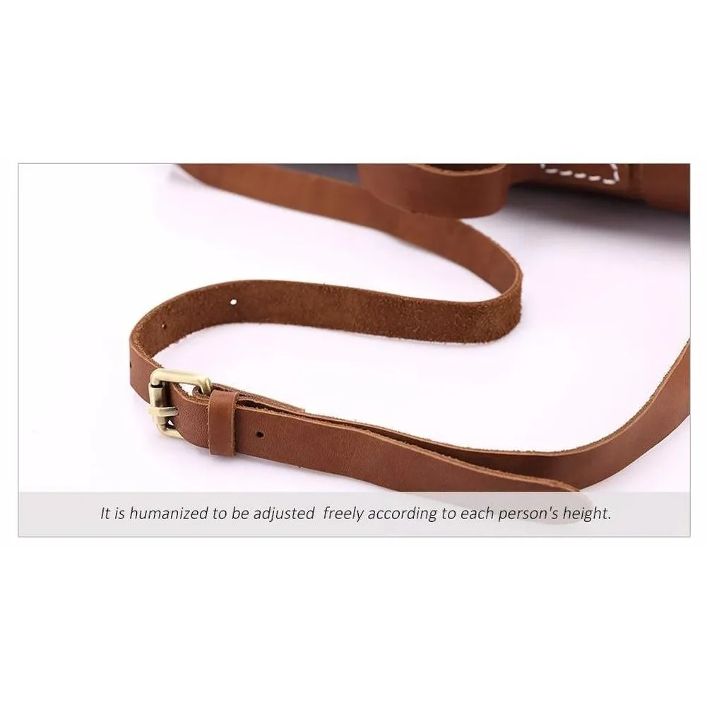 Messenger / Crossbody Bag  <br>Genuine-Leather