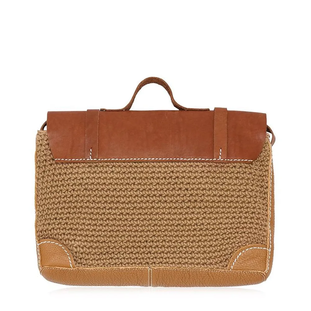 Messenger / Crossbody Bag  <br>Genuine-Leather