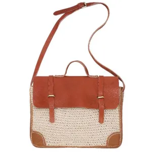 Messenger / Crossbody Bag  <br>Genuine-Leather
