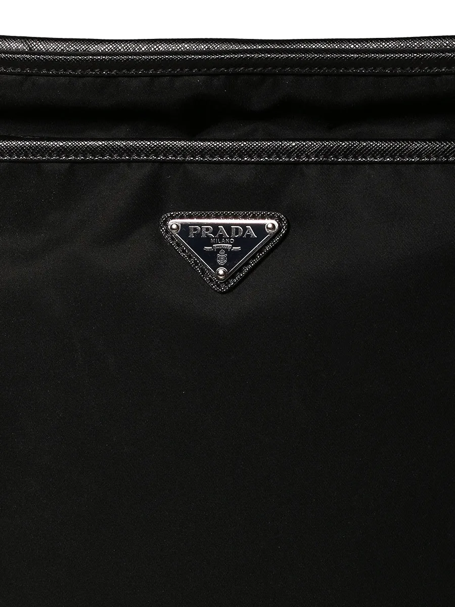 Messenger Nylon Bag in Black