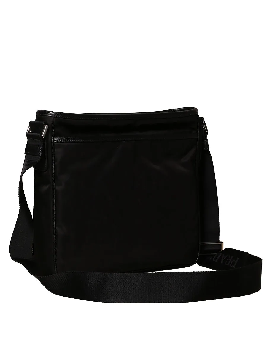 Messenger Nylon Bag in Black