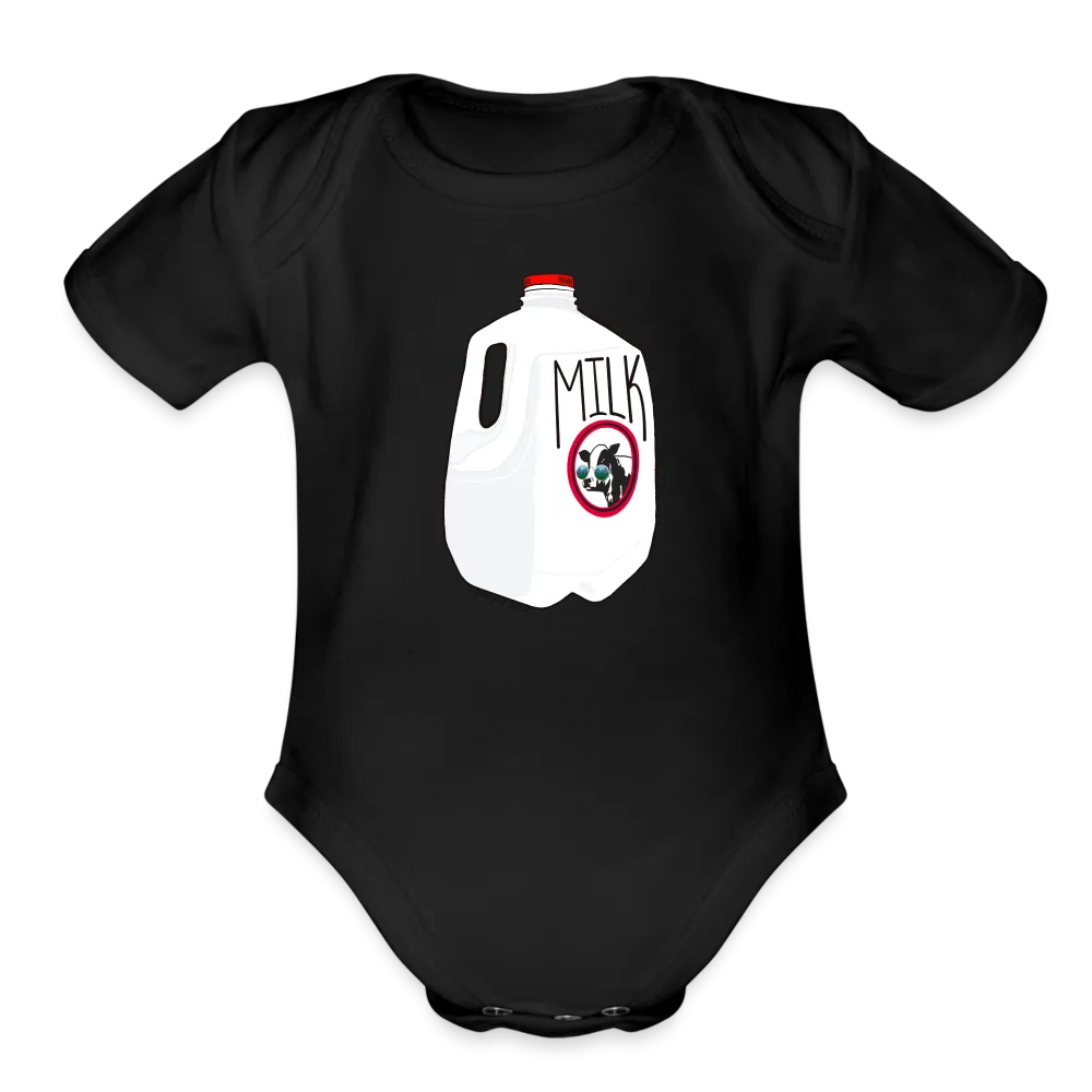 Milk Organic Short Sleeve Baby Onesie