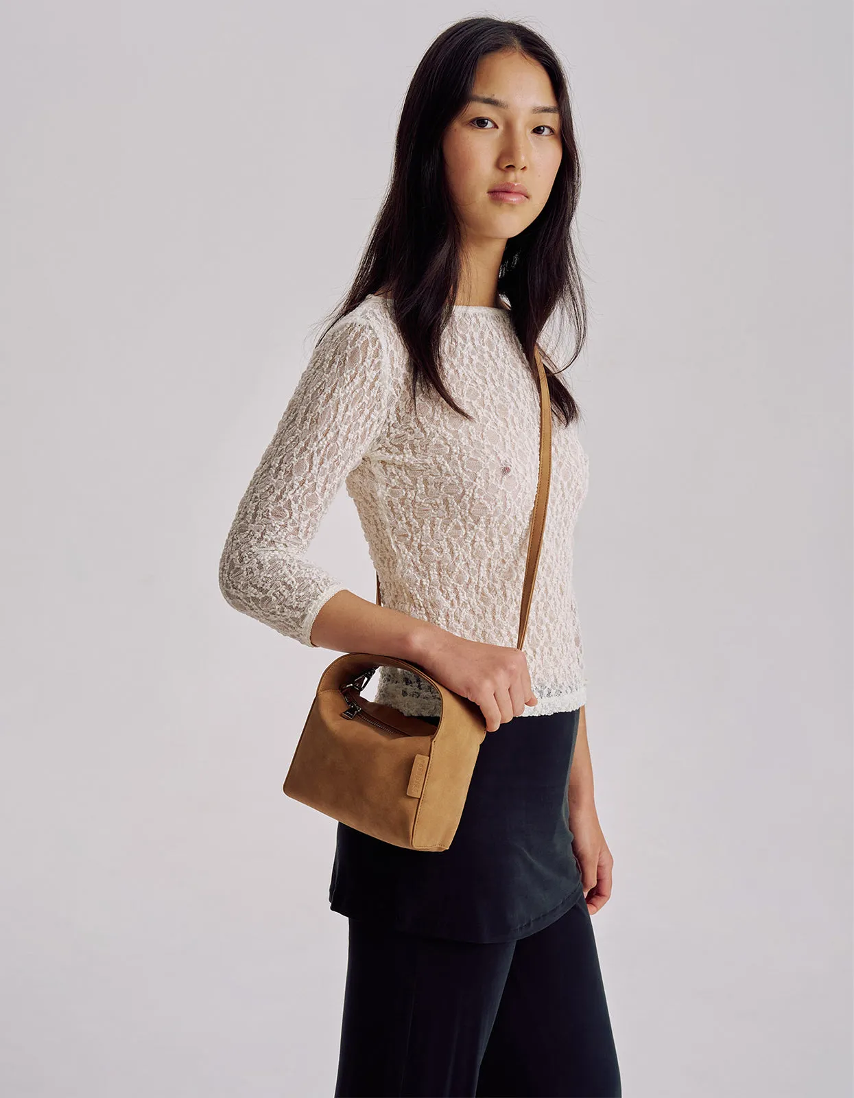 Mini Luca Bag - Caramel Nubuck