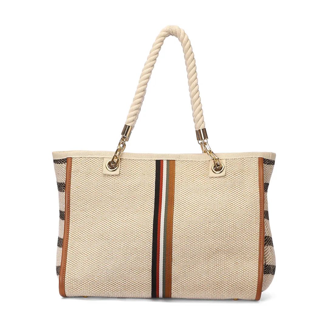 Morocco Summer Tote Bag with Cotton Cord Handle