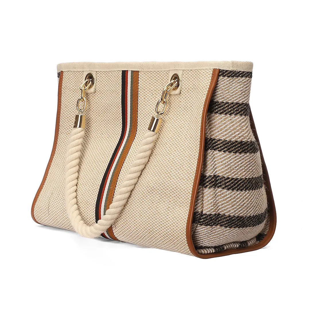 Morocco Summer Tote Bag with Cotton Cord Handle