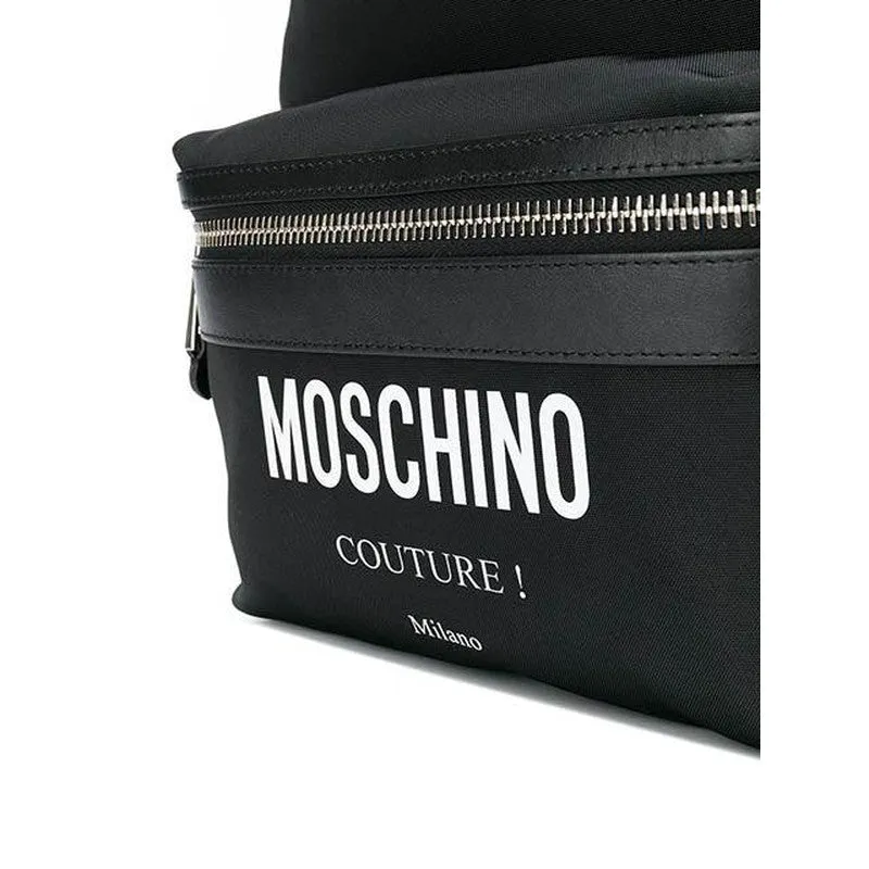 Moschino Couture Cordura Nylon Backpack