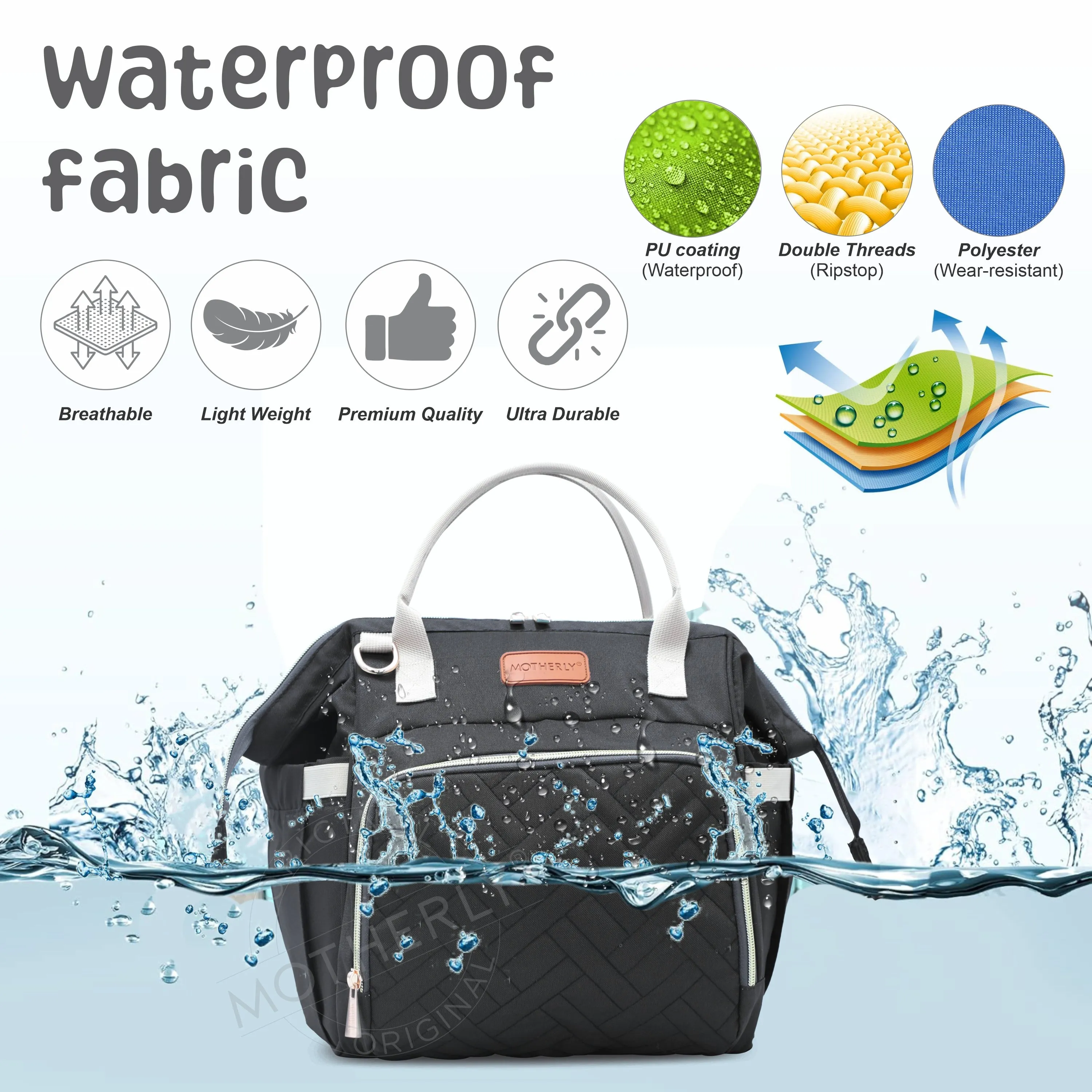 Motherly Multipurpose Baby Utility Bag for Tools and Equipment