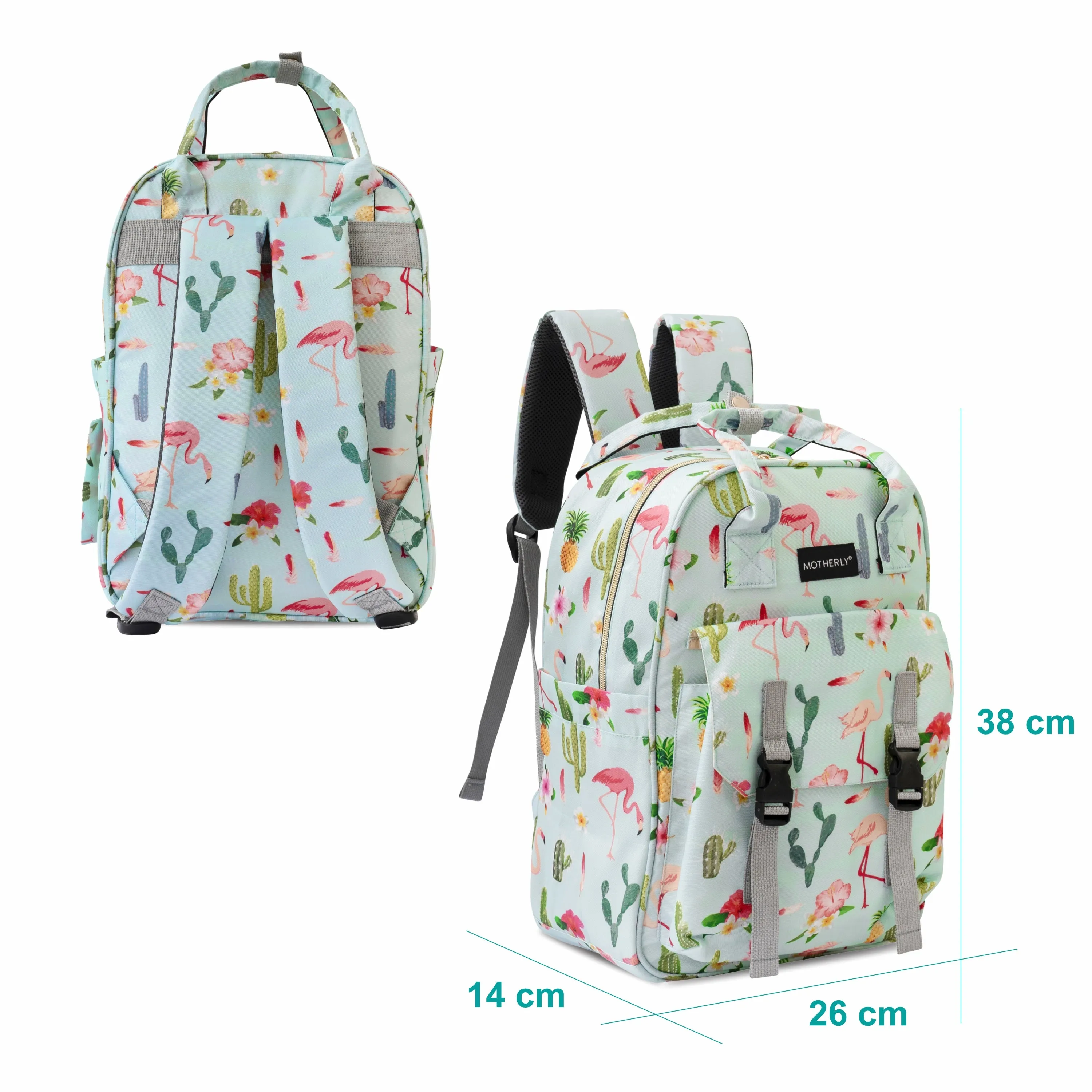 Motherly Solid Diaper Bag for Mothers for Travel, Maternity Bag for Newborn Baby, Mothers Travelling Bag, Multiple Pocket Water Resistant Baby Bag, Hospital Bag for moms (Black)