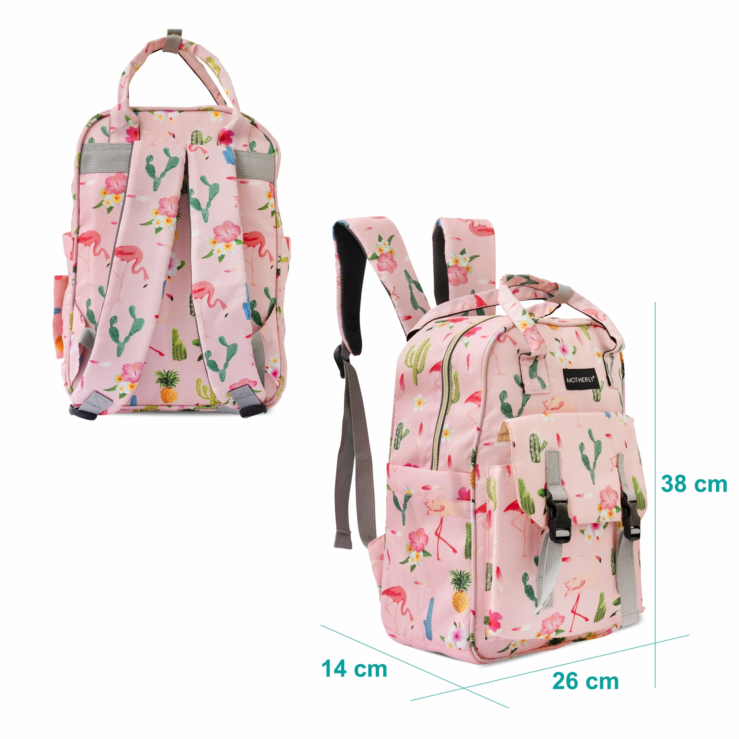 Motherly Solid Diaper Bag for Mothers for Travel, Maternity Bag for Newborn Baby, Mothers Travelling Bag, Multiple Pocket Water Resistant Baby Bag, Hospital Bag for moms (Black)