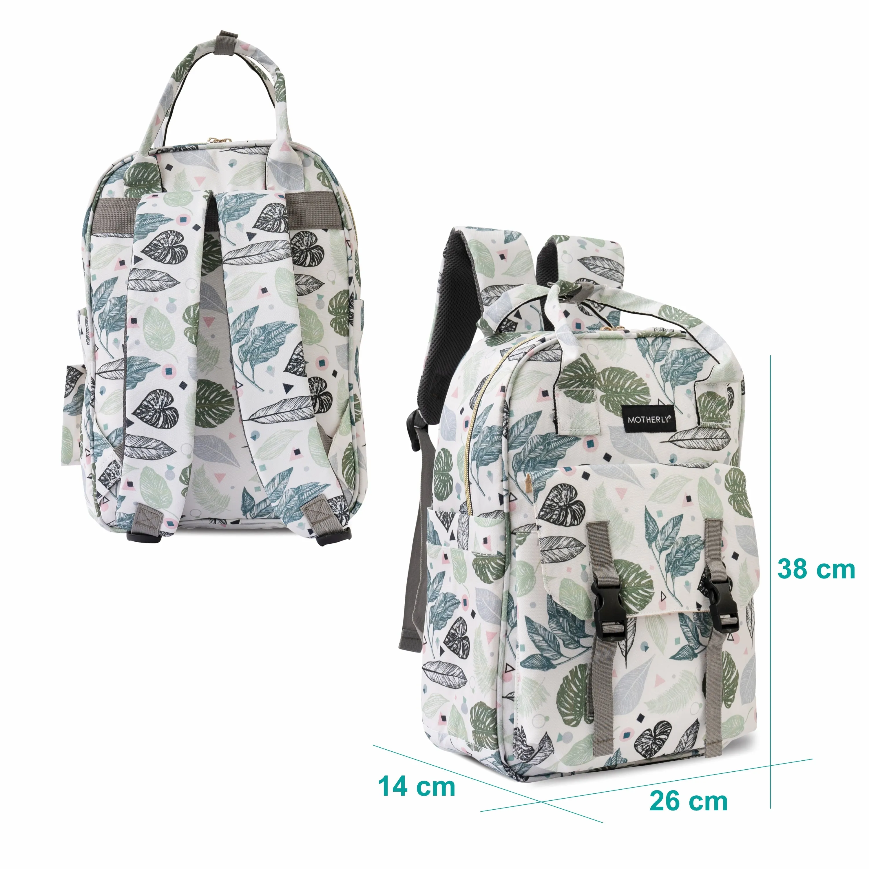 Motherly Solid Diaper Bag for Mothers for Travel, Maternity Bag for Newborn Baby, Mothers Travelling Bag, Multiple Pocket Water Resistant Baby Bag, Hospital Bag for moms (Black)