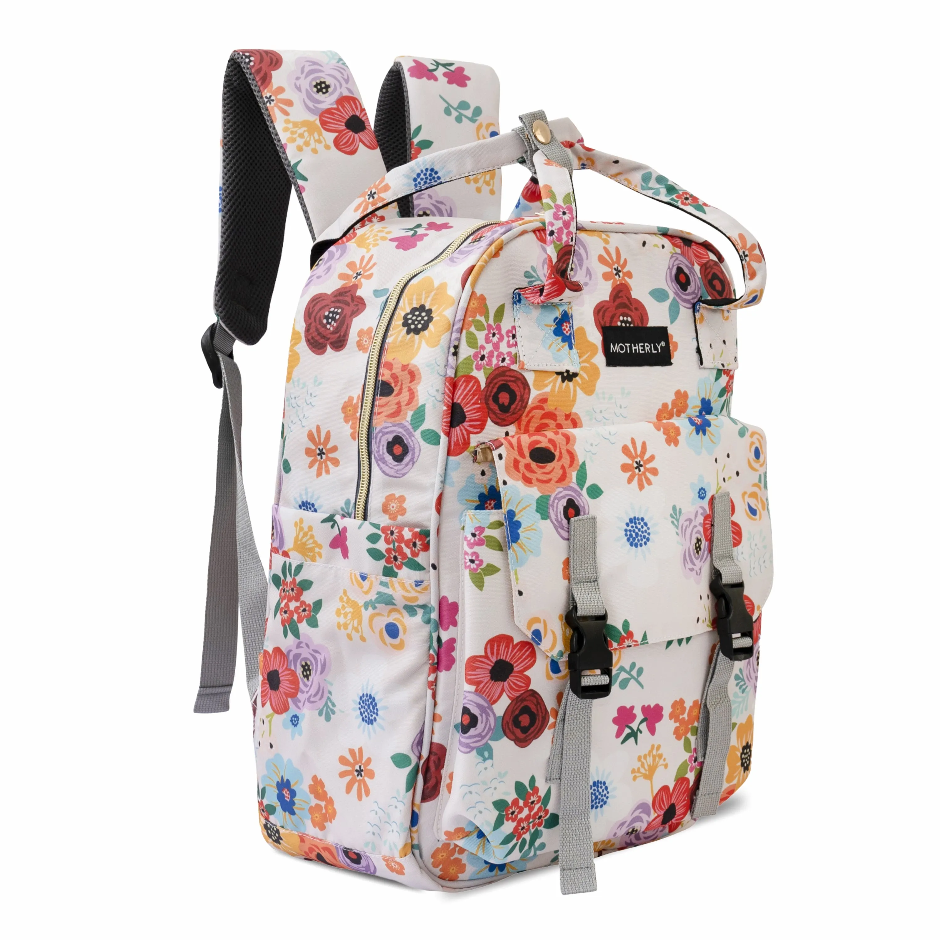 Motherly Solid Diaper Bag for Mothers for Travel, Maternity Bag for Newborn Baby, Mothers Travelling Bag, Multiple Pocket Water Resistant Baby Bag, Hospital Bag for moms (Black)