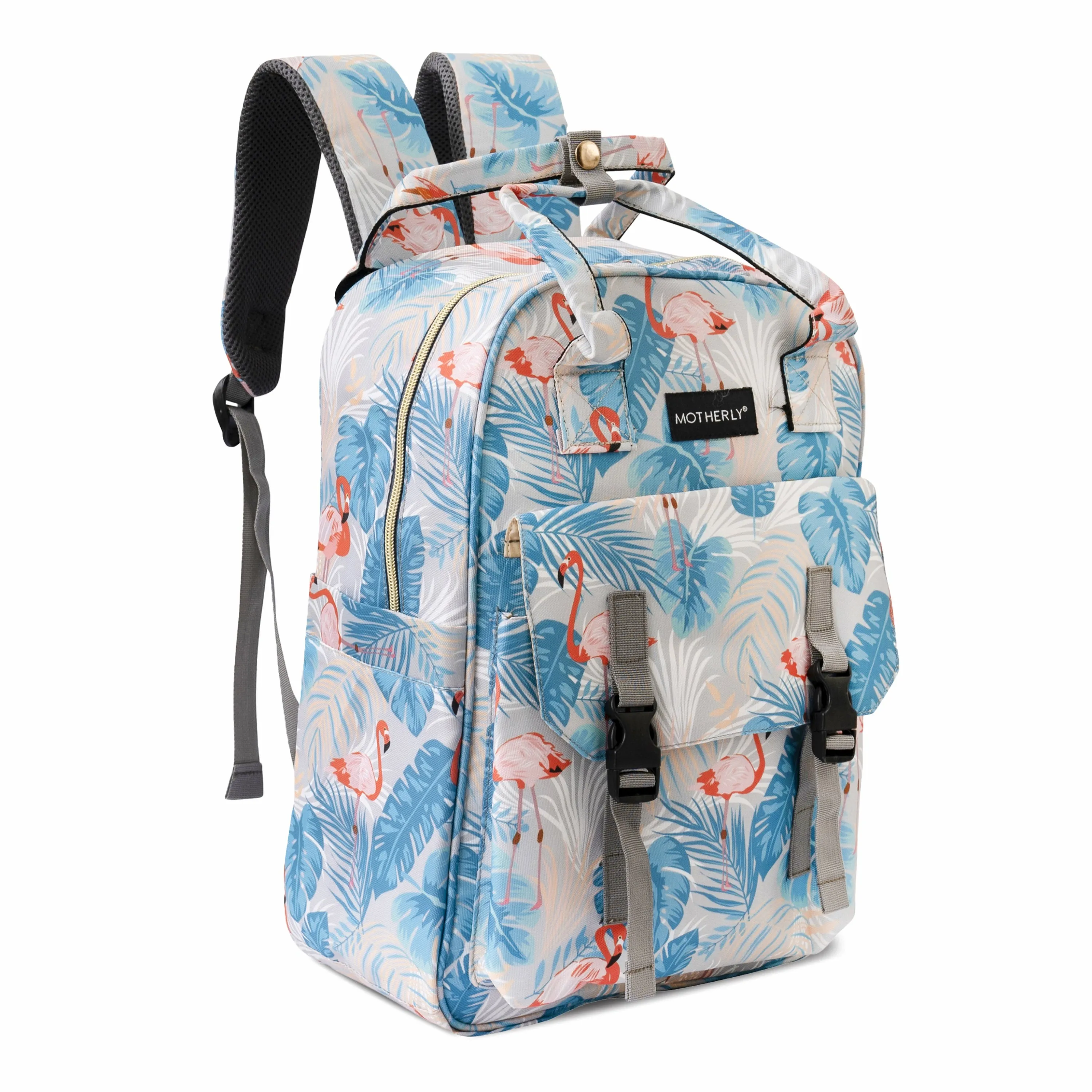 Motherly Solid Diaper Bag for Mothers for Travel, Maternity Bag for Newborn Baby, Mothers Travelling Bag, Multiple Pocket Water Resistant Baby Bag, Hospital Bag for moms (Black)