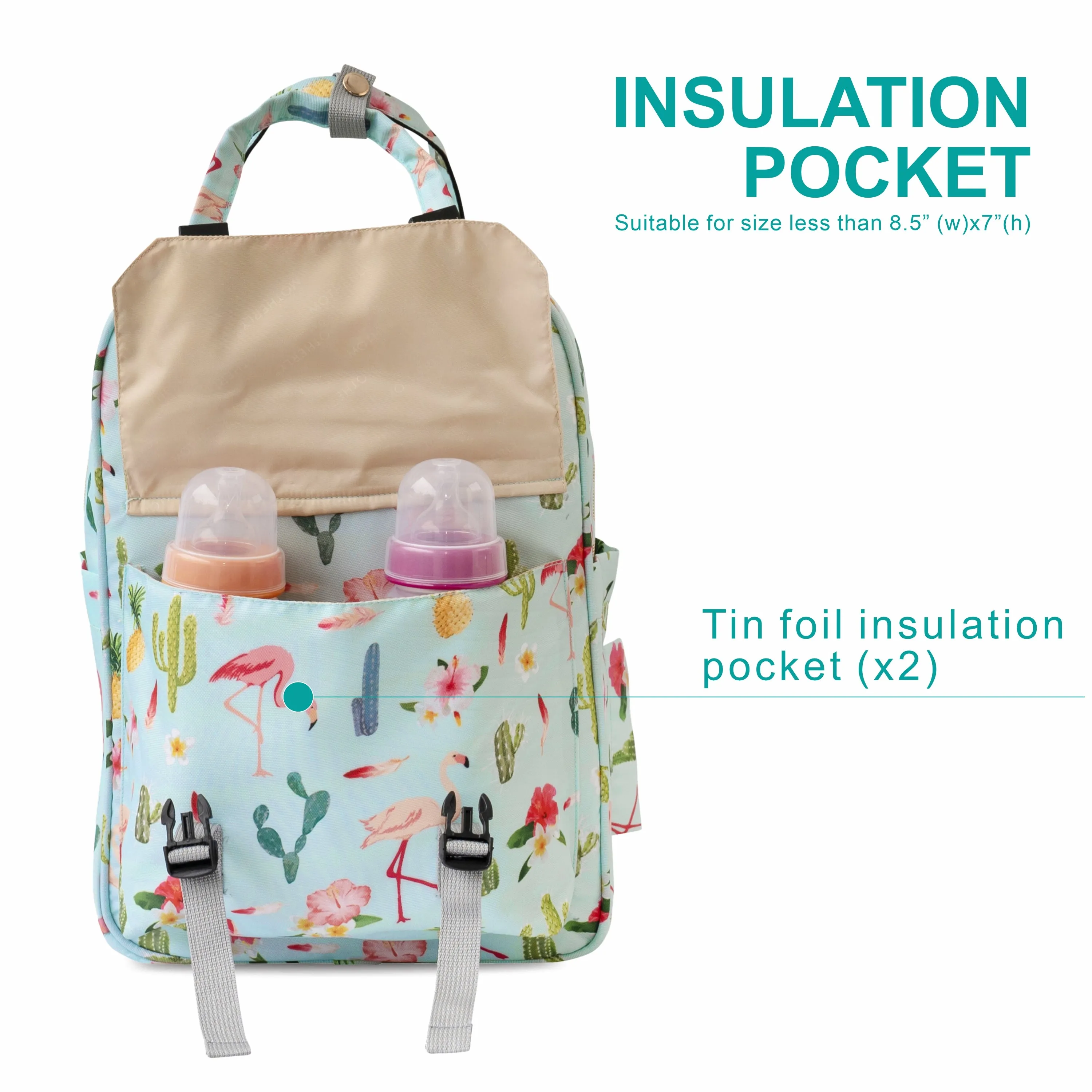 Motherly Solid Diaper Bag for Mothers for Travel, Maternity Bag for Newborn Baby, Mothers Travelling Bag, Multiple Pocket Water Resistant Baby Bag, Hospital Bag for moms (Black)
