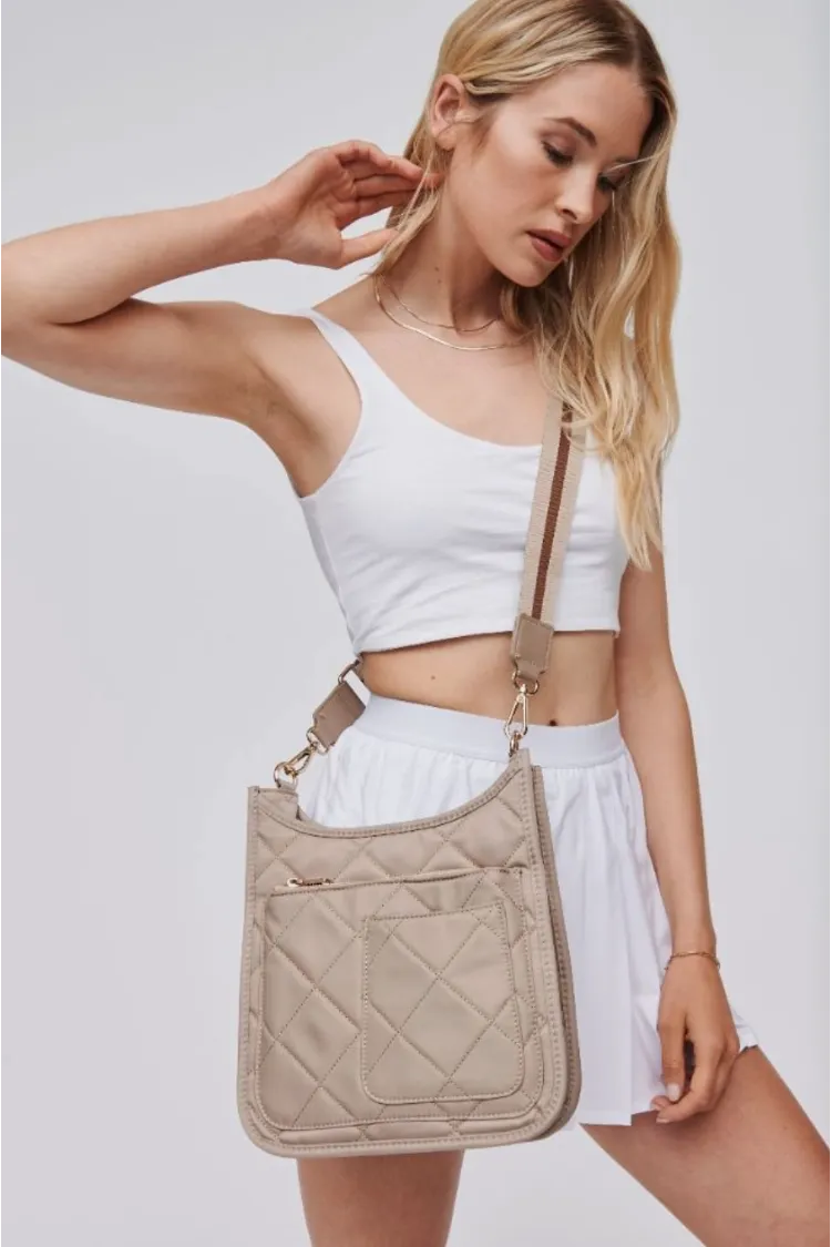 Motivator Quilted Nylon Crossbody